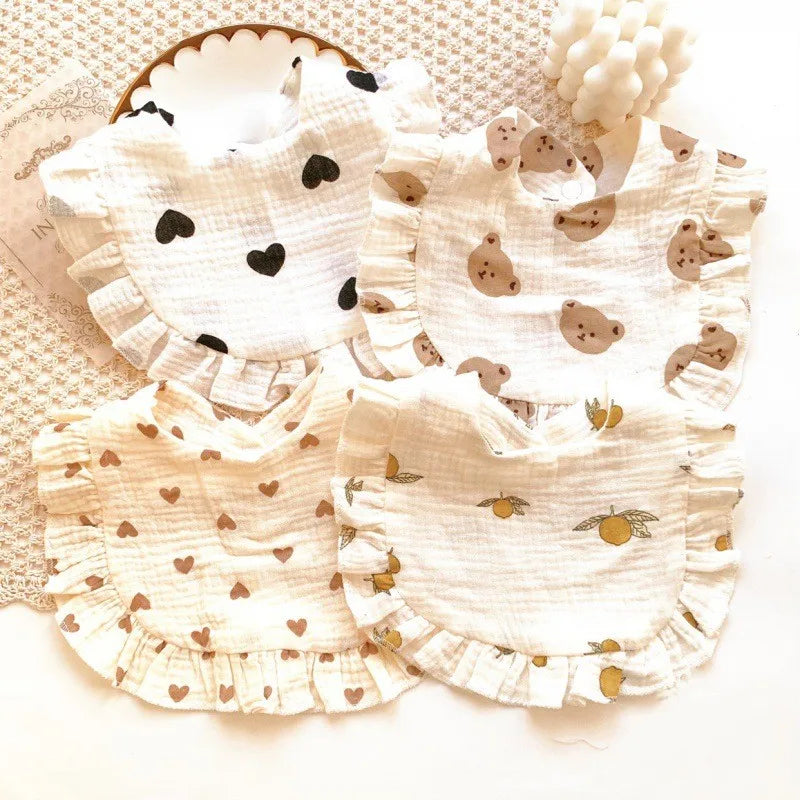 Cotton Newborn Bibs Infant Burp